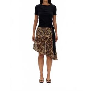 NEW THIRD FORM nova tie tee in onyx